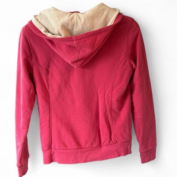 L.L. Bean Women's Sherpa-Lined Hoodie Sweatshirt Pink Size S - Picture 2 of 6